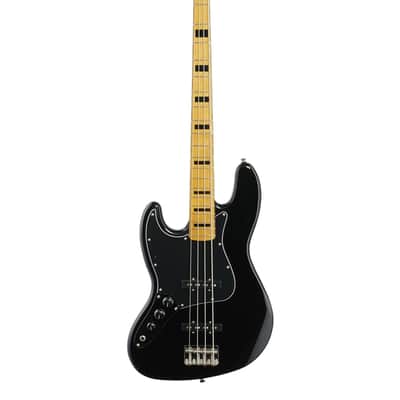 Squier Classic Vibe 70s Jazz Bass Left Handed Maple Neck Black image 2