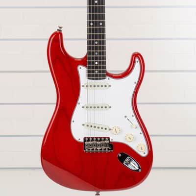 Fender Custom Shop American Custom Stratocaster Electric Guitar, Rosewood Fingerboard, Crimson Transparent image 1
