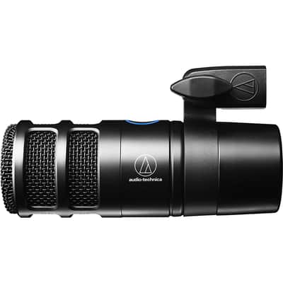 Audio-Technica AT2040USB Hypercardioid Dynamic Podcast USB Microphone, Black