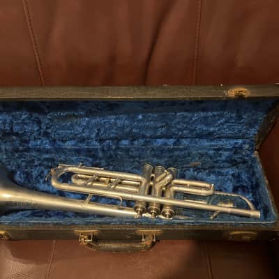 Reynolds Regent (Ohio Band Instruments) (1940s) Bb Trumpet SN 13498 (silver) (rare) image 7