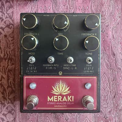 Walrus Audio Meraki Stereo Analog Delay 2024 - Present - Black / Red image 2