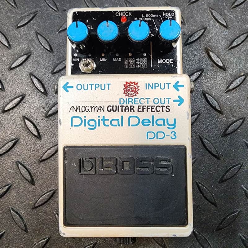 Boss DD-3 Digital Delay with Analogman High Cut Mod 3 Way Toggle Modded Bild 1