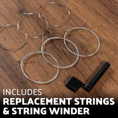 Washburn WA90CETBBPACK Learn & Play Pack Acoustic Electric Guitar Bundle - Transparent Black Burst (WA90CETBBPACK-U) image 13