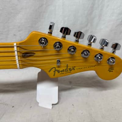 Fender USA Parts Stratocaster Guitar - Deep C shape American Professional II neck on American Professional Thinline Body - White Blonde / Fender neck image 6