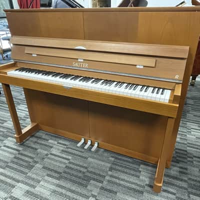 Sauter 122 Vista Upright Piano (2004) - Satin Cherry image 5