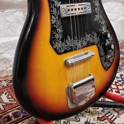 Teisco ET-110 Tulip Guitar 1960s Japan image 4