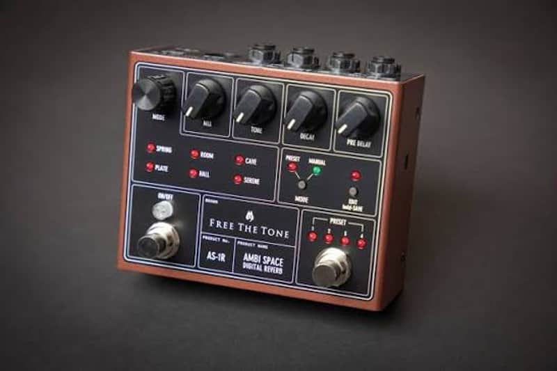 Free The Tone Ambi Space Reverb AS-1R 2016-present - Black and Metallic Brown image 1