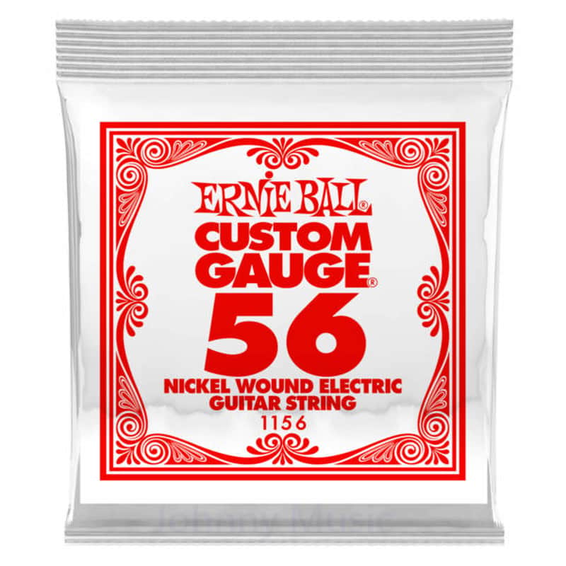 .056 Custom Gauge Electric Guitar Single String Nickel Plated Wound On Tin Plated Steel Hex Core image 1