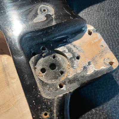 1977/1978/1979 Fender Stratocaster Body Project Real Relic in Black! image 16
