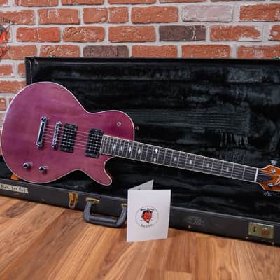 B.C. Rich USA Custom Shop Singlecut Transparent Purple 1991 w/Hard Shell Case (Refin) image 2