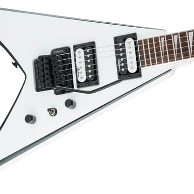 Jackson JS Series King V JS32 Amaranth FB White with Black Bevels image 6
