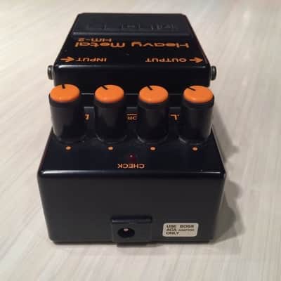 Boss HM-2 Heavy Metal Vintage 80's Black Label Made in Japan Pedal