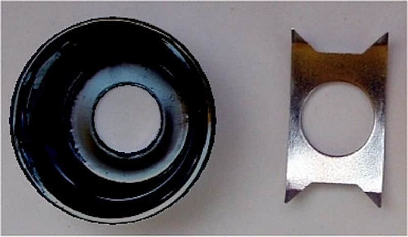 Guitar Parts - JACK PLATE TELECASTER Tele Cup - BLACK image 1