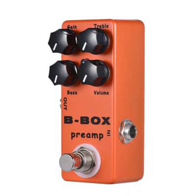 Mosky Audio B-Box Preamp Overdrive + PDC 3 Cable Guitar Effect Pedal True Bypass image 4