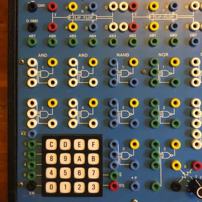 CES Ed-Lab 703a Digital Systems Lab modular synth analog computer banana logic suitcase expander image 3