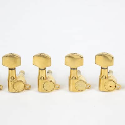 1980s Vintage Schaller M6 Mini Tuners ~GOLD~ W.Germany Tuning Pegs image 3