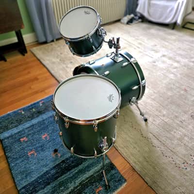 Gretsch USA Custom 3-Piece Drum Set – Cadillac Green Satin – 20/12/14 – Free Shipping CONUS image 7