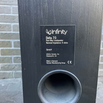 Infinity - Delta 70 - 4-Way Floorstanding Speakers - Bi-Wired - Serviced (refoamed) - PICK UP ONLY! image 5