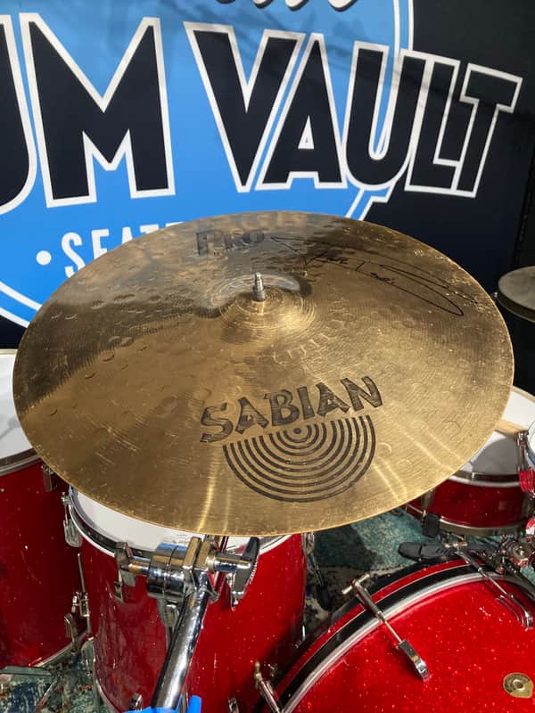 Sabian - Frankie Banali's, Quiet Riot, 16" Pro Studio Crash, SIGNED! 1566g image 1