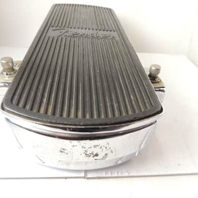 Vintage Fender Fuzz Wah Effects Pedal Chrome Free USA S&H image 2