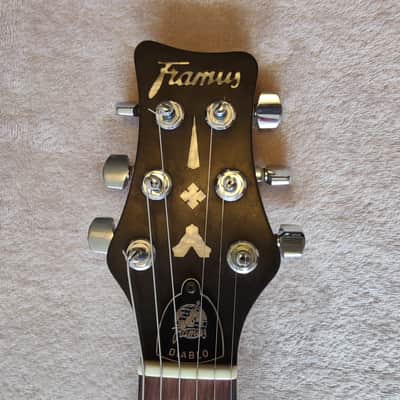 Framus Diablo Pro made in Germany ,pastillas Seymour Duncan , Wilkinson Tremolo , sonido BRUTAL !! image 4