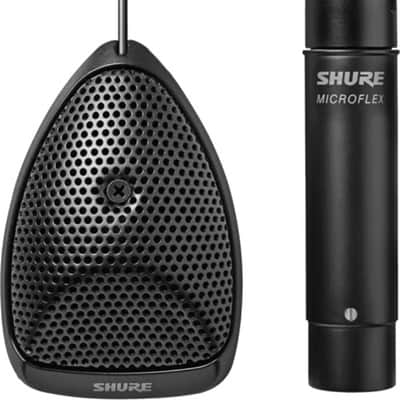 Shure MX391/S Supercardioid Boundary Condenser Microphone - Black image 1