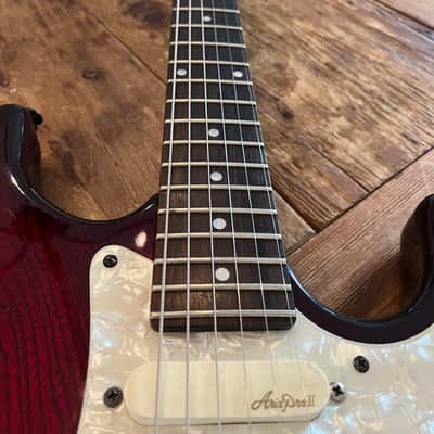 Aria / Variax combo stratocaster 1980's Cherry-Natural image 12