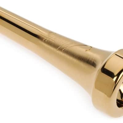 Monette Unity B2-7 Trumpet Mouthpiece - 24k Gold-plated image 2