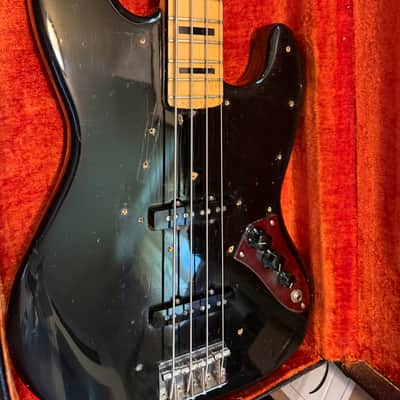 Fender Jazz bass guitar 1973 - Black image 24