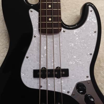 Fender Jazz Bass MIM White Pearl PickGuard 2000 Black image 3