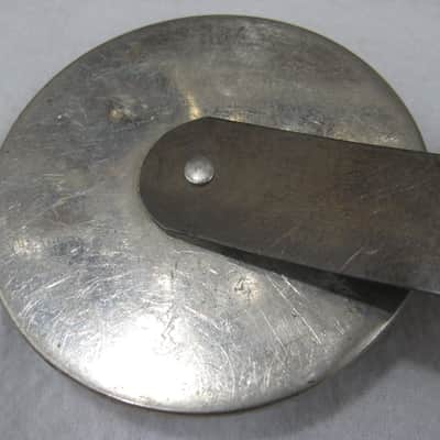 Leedy Hoop Mount Bass Drum Paddle Muffler (TDG-U-12313) 40's/50's - Nickel Plated image 3
