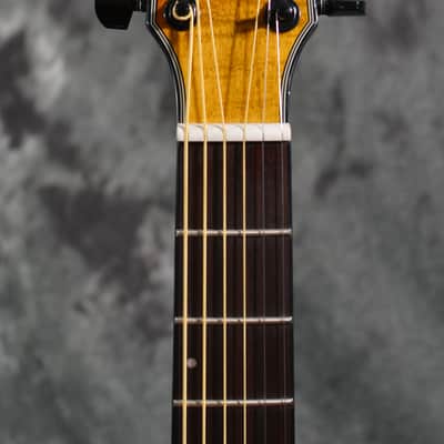 Ibanez AEWC32FM Acoustic-Electric Guitar Amber Sunset w/ FREE Same Day Shipping image 2