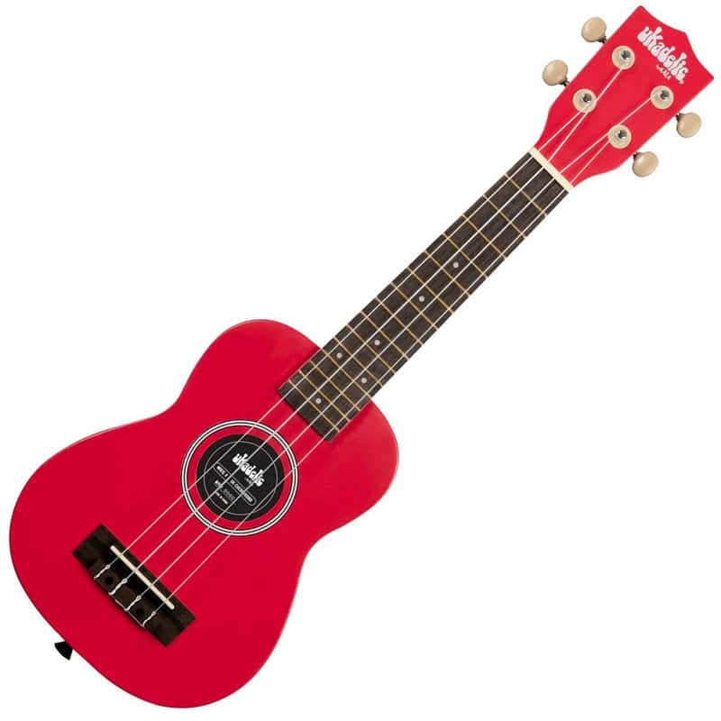 Kala Brand Soprano Ukulele & Bag Ukadelic - Cherry Red image 1