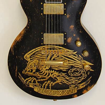 ESP Will Adler Warbird Custom Shop Distressed Black image 1