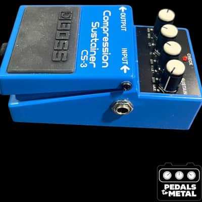 Boss CS-3 Compression Sustainer (Black Label) 1986 - 1992 - Blue - X19944 image 5