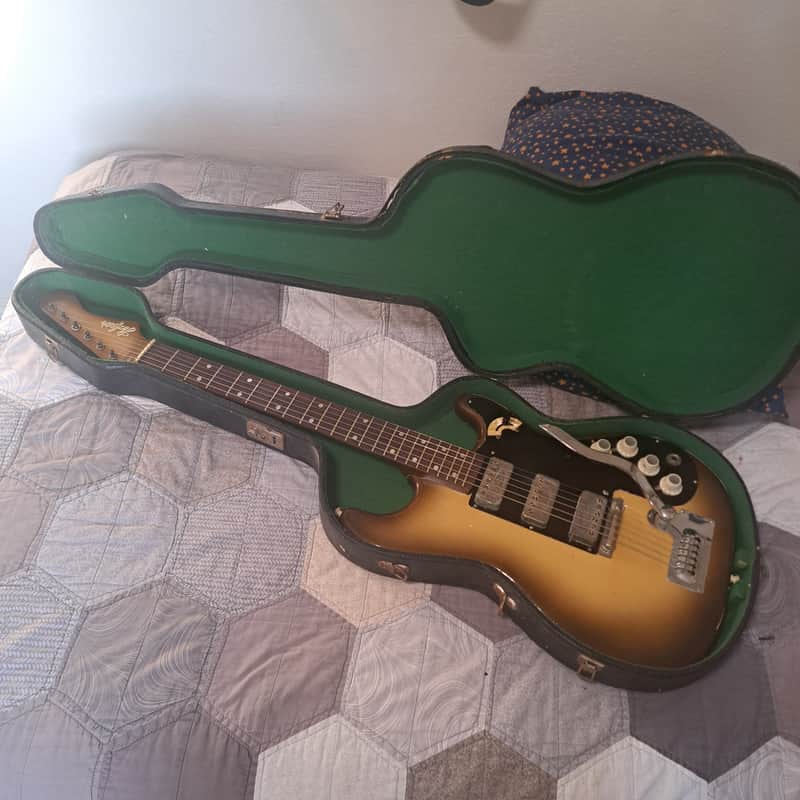 VINTAGE Hofner 173 - Antigua Burst w/OHSC image 1