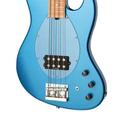 Sadowsky MetroExpress 21-Fret Vintage M Bass, Roasted Maple Fingerboard, 4-String - Solid Ocean Blue Metallic High Polish image 4