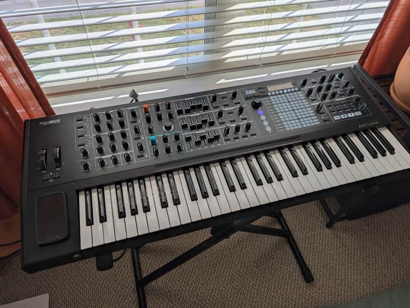 Arturia PolyBrute Noir 61-Key Synthesizer 2023 - Present - Black image 1