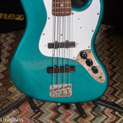 Fernandes Jazz bass with EMG active pickups Made In Japan Teal Green image 2