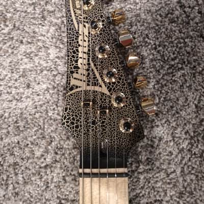Ibanez PGMM31 Mikro 2022 - Gold and Black Crackle PGM RG JEM image 9