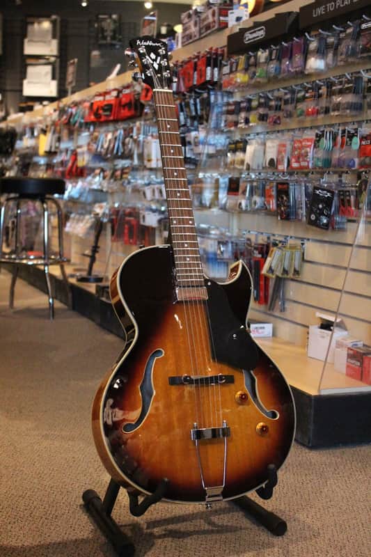 Washburn HB15 Hollowbody Mini Humbucker Electric Guitar image 1