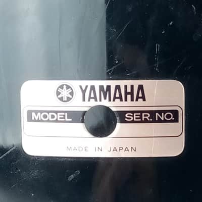 Yamaha 8x12"5000 Series Piano Black Stage Custom Tom Drum Vintage 80s Japan 5Ply image 6
