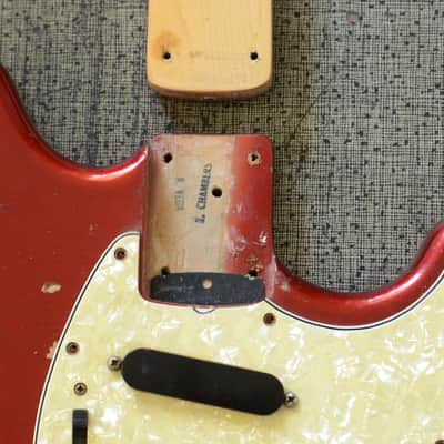 Competition Red 1972 Fender Mustang with Original Case image 18