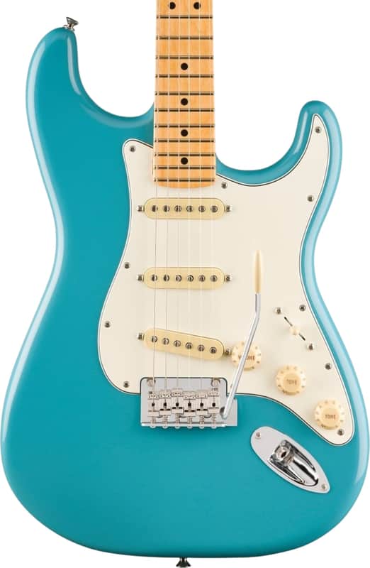 Fender Player II Stratocaster Electric Guitar, Maple Fingerboard, Aquatone Blue image 1