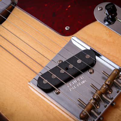 FENDER USA Custom Shop Knotty Pine Telecaster Thinline "Aged Natural + Rosewood" (2020) image 13