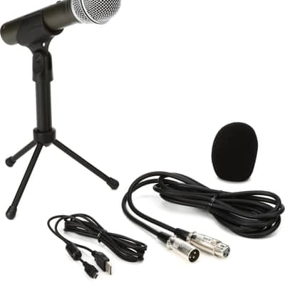 Samson Q2U Recording and Podcasting Pack USB/XLR Dynamic Microphone with Accessories image 1