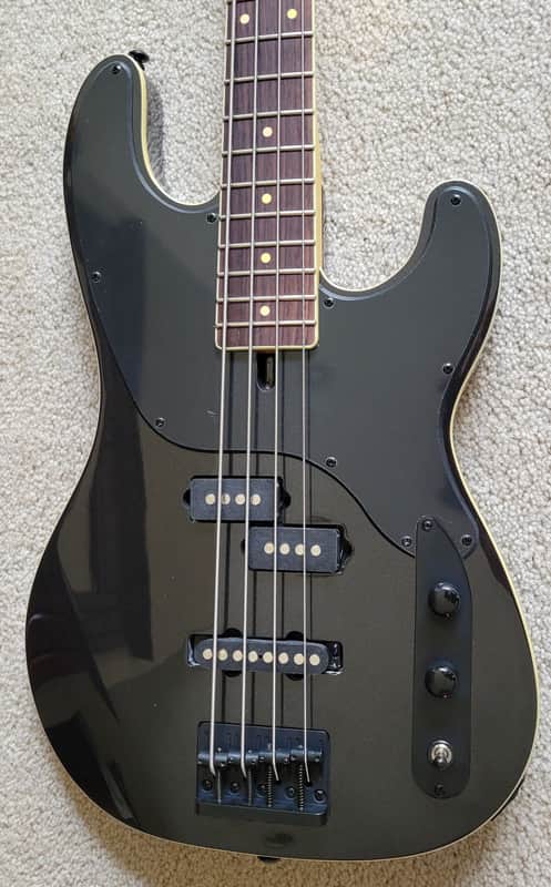 Schecter Michael Anthony Signature Bass Electric Guitar, Carbon Grey Finish, New Hard Shell Case image 1