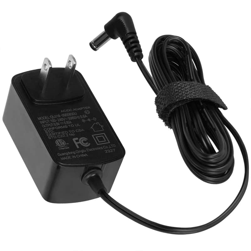 9V Power Supply for Guitar Pedals 850mA AC DC Adapter Center Negative 5.5mm image 1