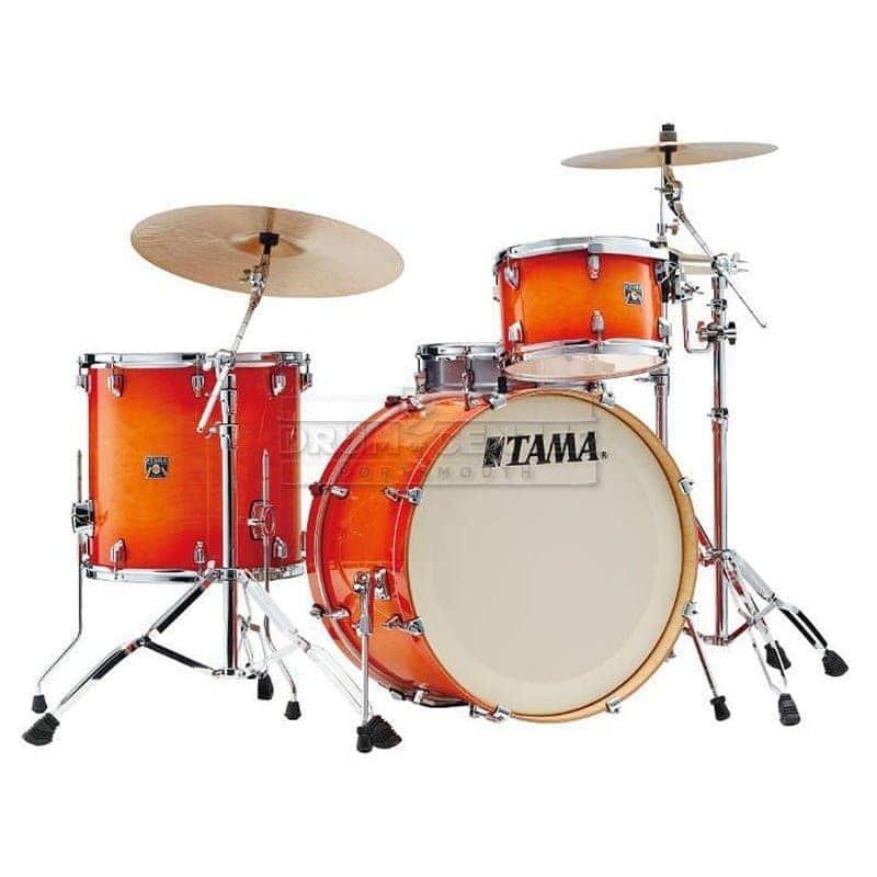 Tama Superstar Classic 3pc Drum Set Tangerine Lacquer Burst image 1