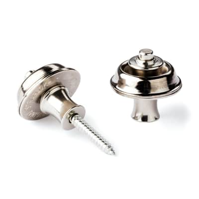 Dunlop SLS1101 Straplok System - Nick el   - Accessory for Guitars image 1